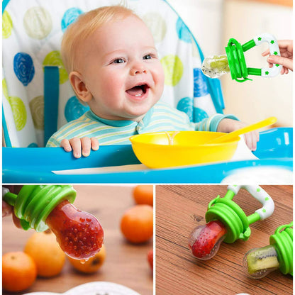 Baby Fruit Feeder Pacifier – Safe Silicone Fresh Fruit & Teething Feeder for Babies (4+ Months)