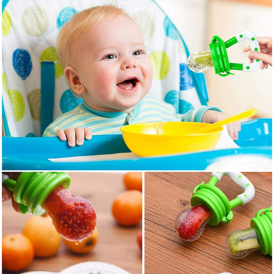 Baby Fruit Feeder Pacifier – Safe Silicone Fresh Fruit & Teething Feeder for Babies (4+ Months)